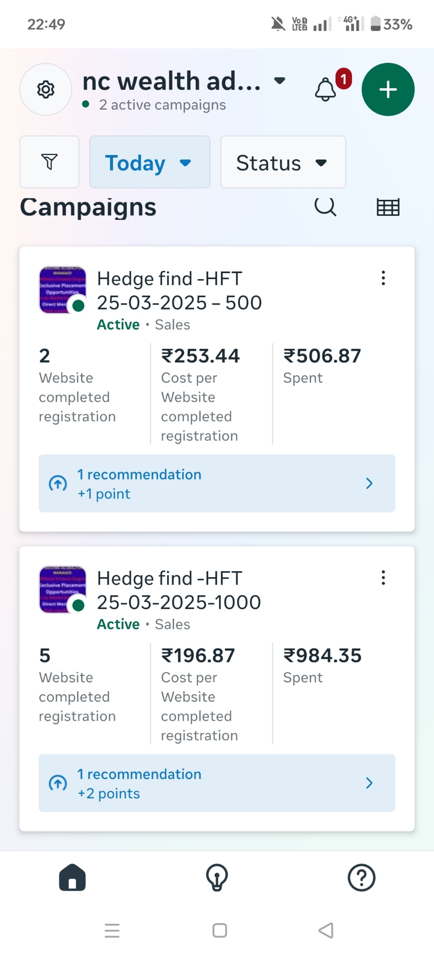 Day 1 · Test Launch